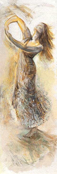 Sequenz02 - Acryl - 120x40cm - Heidemarie Franz