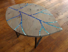 Tables Bois & mosaïque