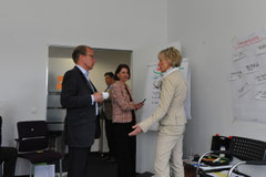 Als Teilnehmer in einem Workshop zur Weiterentwicklung einer Unternehmensberatung, toller Event, 12.04.2013