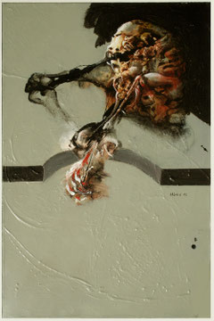 Acrylique sur toile Dim :100cmx65cm