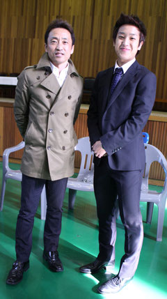 西村先生と純選手