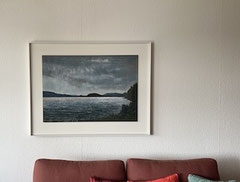 Bielersee; Bild erhöht aufgelegt 