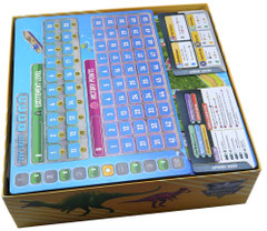 folded space insert organizer dinosaur world