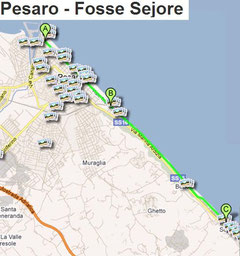 Pista ciclabile Pesaro-Fosso Sejore -Fano