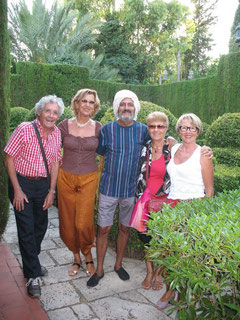 Dans les jardins du salon de thé (teteria) jardin oriental "Carmen del Campillo" à Crevillent