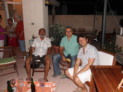 Autre soirée, musicale celle-là, avec Gianfranco, Didier et Frédéric