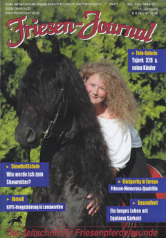 Tymen und ich als Titelmodell am Friesenjournal - Ausgabe 1/2011