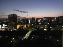 鹿児島市賃貸マンション夕景