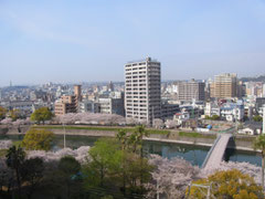 鹿児島市賃貸マンションから見た外風景