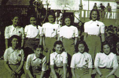 Equip sènior femení 39-40, sotscampiones d'espanya l'any 1942