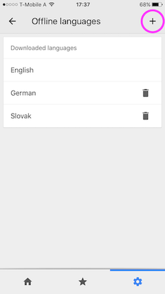 google translate offline langage download