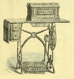 July 1887 Treadle  for The New Improved High Arm