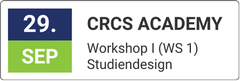 26. Mai, Ergänzungskurs Medizinproduktegesetz (MPG) der CRCS Academy