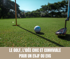 Le golf, l'idée chic et conviviale pour un enterrement de vie de jeune fille ou de garçon - Crédit photo : Sebastian Angarita