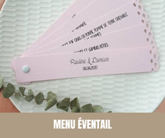 Atelier Diy - Hésione Design - Menu éventail