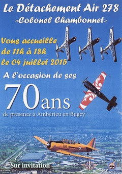 Reportage Meeting Aerien ,70 Ans BA-278 Amberieu, Photos 2015