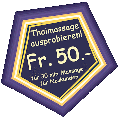Aktion Fr. 50.- Thaimassage ausprobieren
