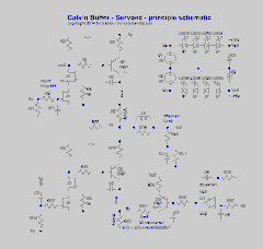 Calvin-Buffer plus dc-servo - principle schematic