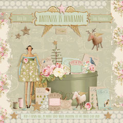 Tilda Papierblock Happiness is Homemade
