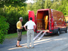 Mit eigenen Fahrzeugen zum Herrengolf-Ausflug 2009 nach Würzburg. Golf-Club Freudenstadt. Foto Rainer Sturm stormpic.de