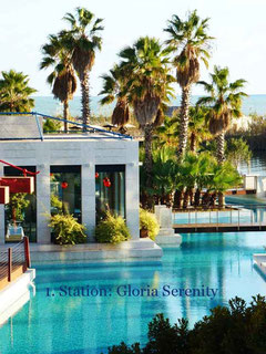 Ausblick vom Gloria Serenity in Belek. Wir lieben es. Foto Rainer Sturm stormpic.de
