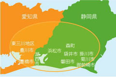 浜松のパソコン修理、対応範囲、静岡県西部、愛知県東部 浜松、磐田、袋井、掛川 湖西、新城、引佐、三ケ日