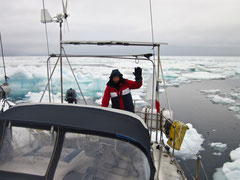 Skipper Laurent Braudey au Svalbard (2015)