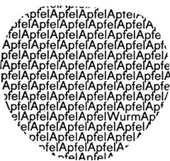 "apfel" von Reinhard Döhl