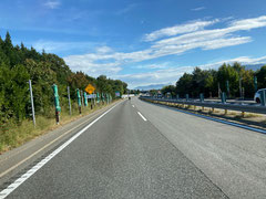 中央自動車道で北上し、塩尻市へ向かう