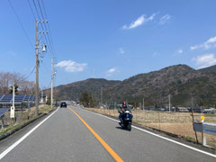R306から県道157に進んで北上