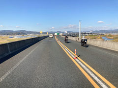 信号のないR23・名豊道路