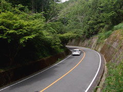 秋には紅葉が美しいもみじ街道区間