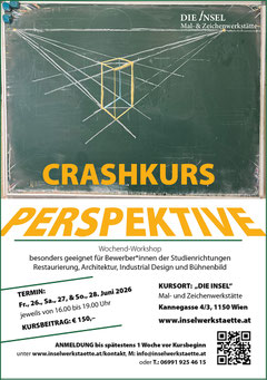 Crashkurs Perspektive, Zeichenkurs in der Insel