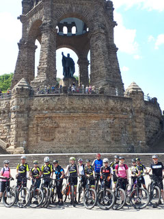 Kurze Pause an der 'Porta Westfalica'