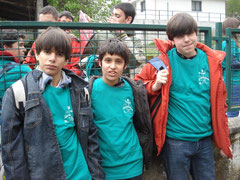 Daniel, Alex y Gonzalo