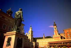 visita guidata con guida Liza a Salisburgo - Piazza Mozart