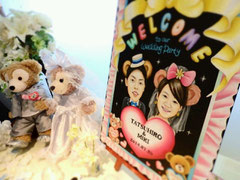 結婚式ウェルカムボード似顔絵