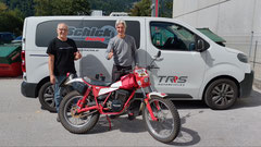 Besuch bei Günter Schick, Importeur der SWM. Foto: Alfred