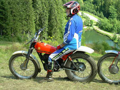 2008 Classic-Trial Euro-Cup Salzstiegl. Adi Adamec auf Montesa 348