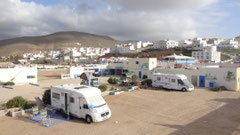 Le camping lors d'une éclaircie