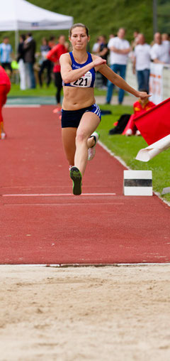 Klaudia Kaczmarek verpasse ihre Chance auf Bronze im Dreisprung (Archivfoto)