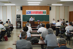 決意を訴える大平氏(中央)