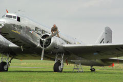 Spornradfahrwerk einer Douglas DC-3           © Andreas Unterberg