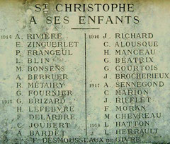 Plaque du monument