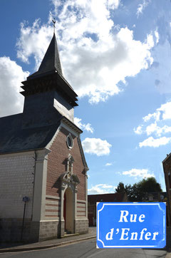 La rue d'Enfer à Renancourt- Quartier d'Amiens