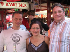 Von links: Stefan, Anja, Olaf