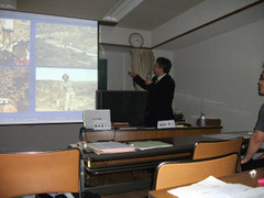 ２０１０年７月１８日：「軍医学校跡地の発掘調査で何がわかるか」講演風景