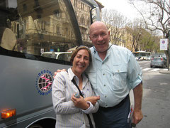 Tour Guide Paola Loi and George B.