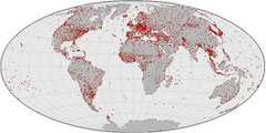 Klima-Stationen sind auf der ganzen Welt verteilt. NASA