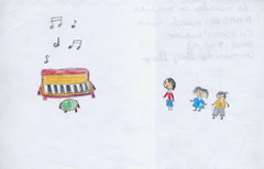 Dibujo de Marcela Mena 9 años